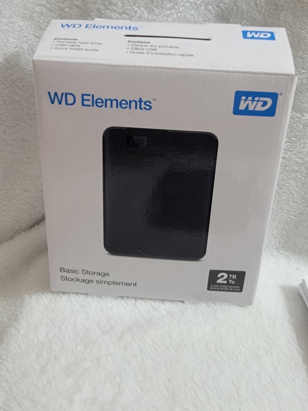 Elements 2TB Portable External Hard Drive - Black